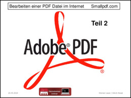 Bearbeiten einer PDF-Datei im Internet