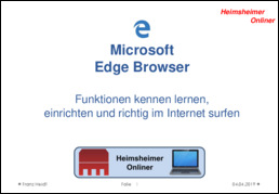 Microsoft Edge Browser – richtig surfen