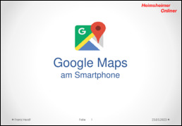 Google Maps -Smartphone