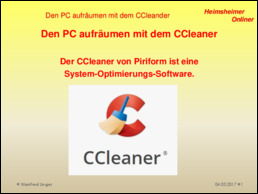 PC aufräumen mit CCleaner