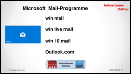 Windows Mail Programme