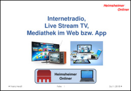 Internetradio, Mediathek – Live Stream TV