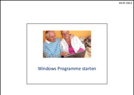 Windows Programme starten