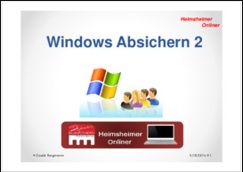 Windows Absichern