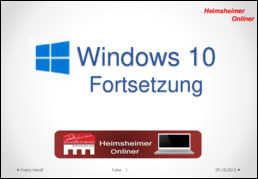 Windows 10 – Teil 2