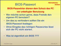 BIOS-Passwörter