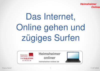 Das Internet – Edge-Browser – Online gehen – richtig Surfen