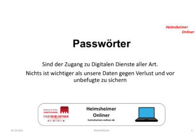 Passwörter
