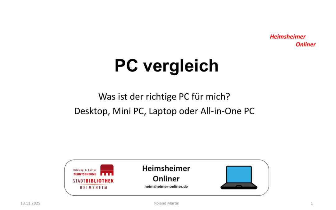 PC Vergleich