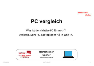 PC Vergleich
