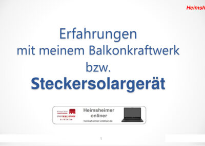 Balkonkraftwerk